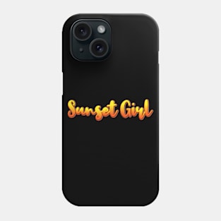 Sunset Girl Phone Case