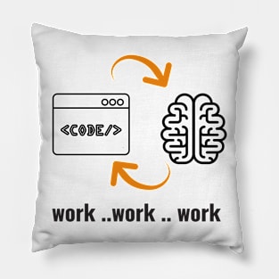 Code brain Pillow