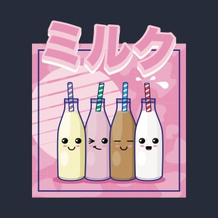 Japanese Kawaii Milk T-Shirt