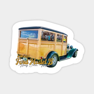 1932 Ford Model B Woody Station Wagon Magnet