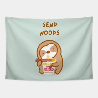 Send Noods Cup Noodles Sloth Tapestry