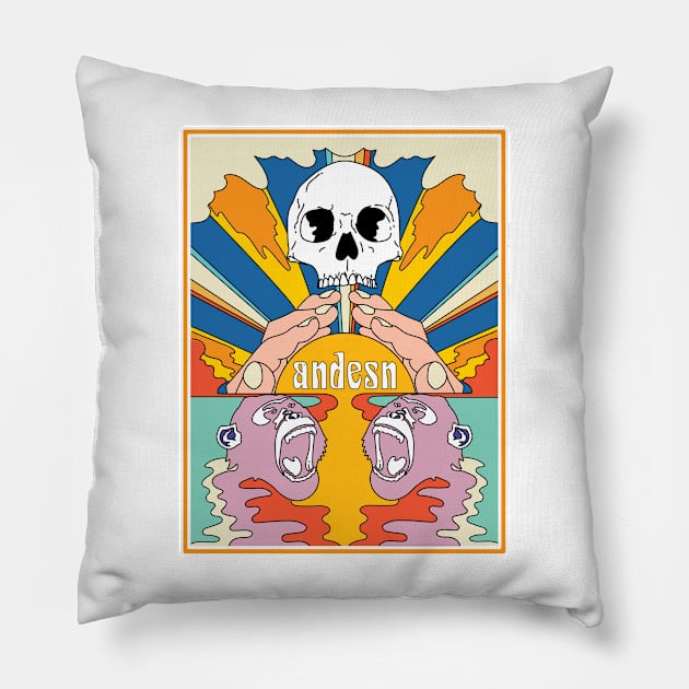 Psych Out Pillow by andesn