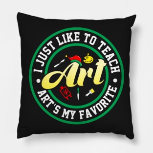 Teach Art Pillow