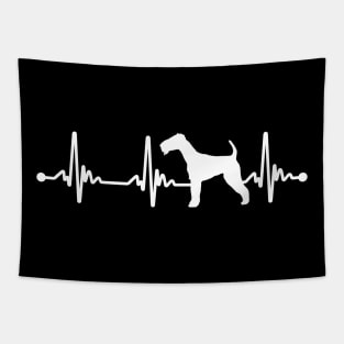 Schnauzer Puppy Heartbeat Tapestry