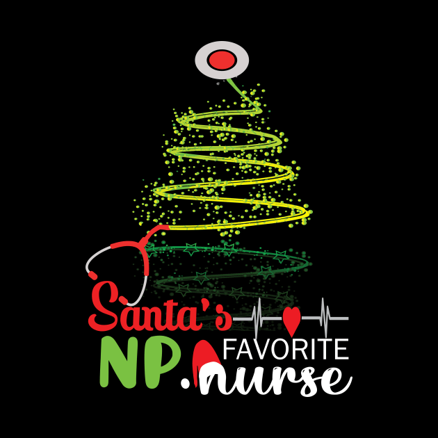 Santa's Favorite NP Nurse.. NP Nurse christmas gift by DODG99