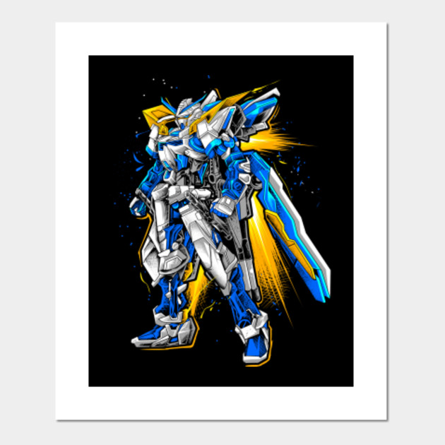 Gundam Astray Blue Frame Gundam Posters And Art Prints Teepublic