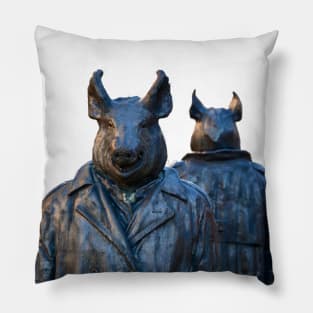 Pigs / Swiss Artwork Photography Pillow