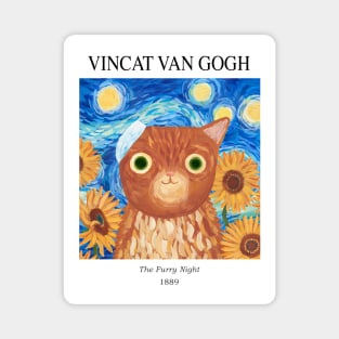 Vincat Van Gogh Magnet