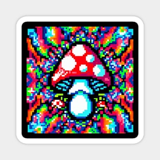 Mushroom 8Bit Magnet