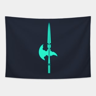 Halberd (water green) Tapestry