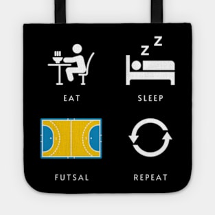 Eat Sleep Futsal Repeat Tote