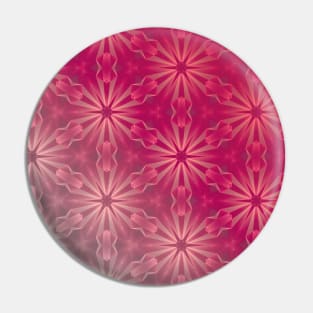 Pink & Grey Star Shine Pattern Pin