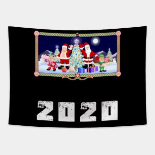 merry christmas shitters full ugly sweater Tapestry