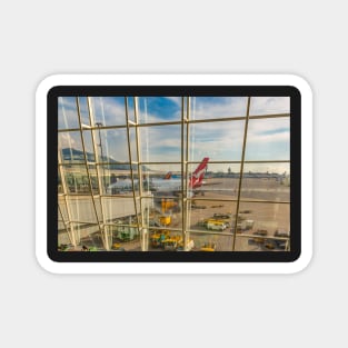 Ready For Departure - A380 Airliner - Airplane Artwork Magnet