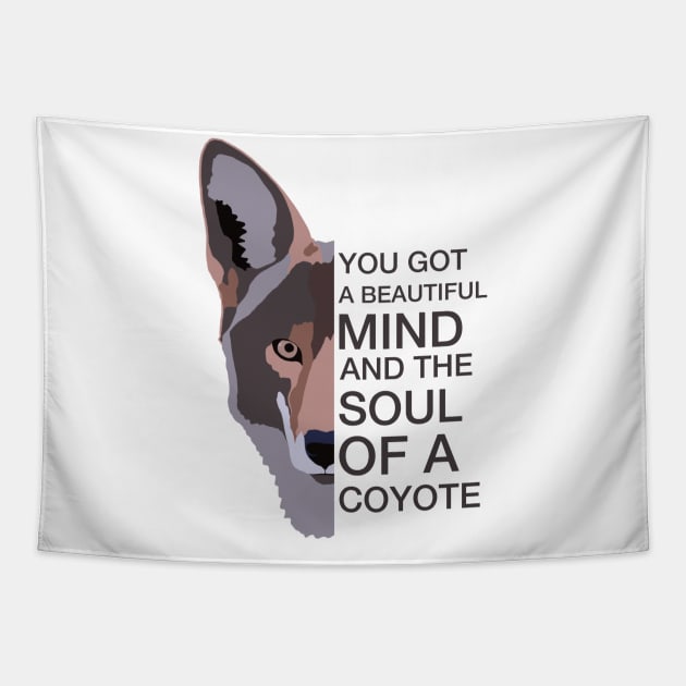 Good After Bad Coyote Tapestry by CMORRISON12345