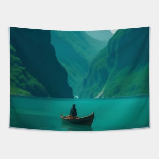 Loneliness on water Tapestry