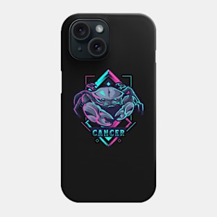 Zodiac CANCER NEON Series Phone Case