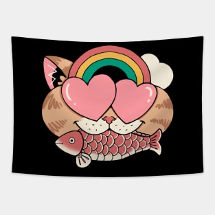 whimsical whiskers Description Tapestry