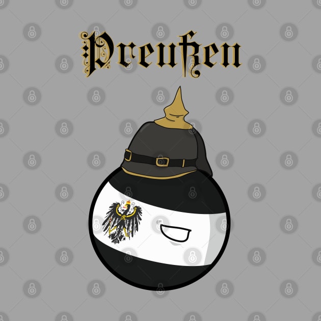 Polandball Prussia by DigitalCleo