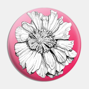 Ink - Poppy Variation 1 Pin