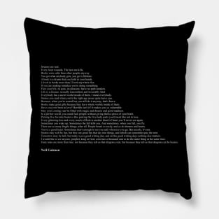 Neil Gaiman Quotes Pillow