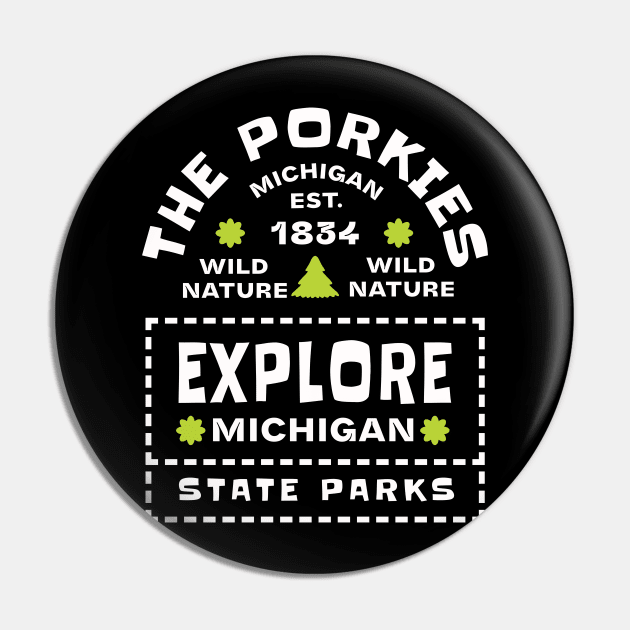 Porcupine Mountains Wilderness State Park Michigan Pin by Uniman