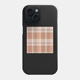 Cottagecore Aesthetic Conall 2 Hand Drawn Textured Plaid Pattern Phone Case