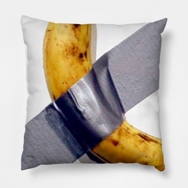 Banana Painting 120k Pillow by Bingeprints