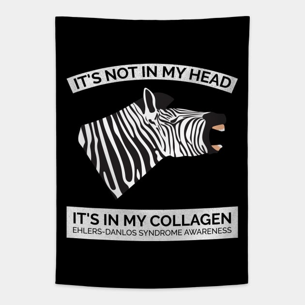 Ehlers Danlos Awareness It's Not In My Head Tapestry by Jesabee Designs