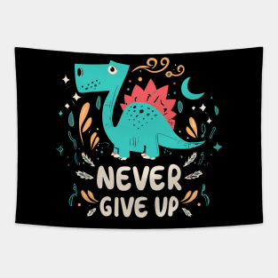 Never Give Up Tapestry