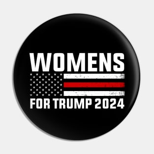 Womens For Trump 2024 Pin
