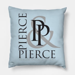 PIERCE & PIERCE - BLACK Pillow