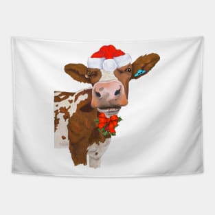 Holiday Moo'd Tapestry