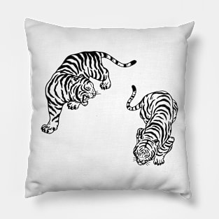 Fighting Tigers Year of the Tiger Pillow