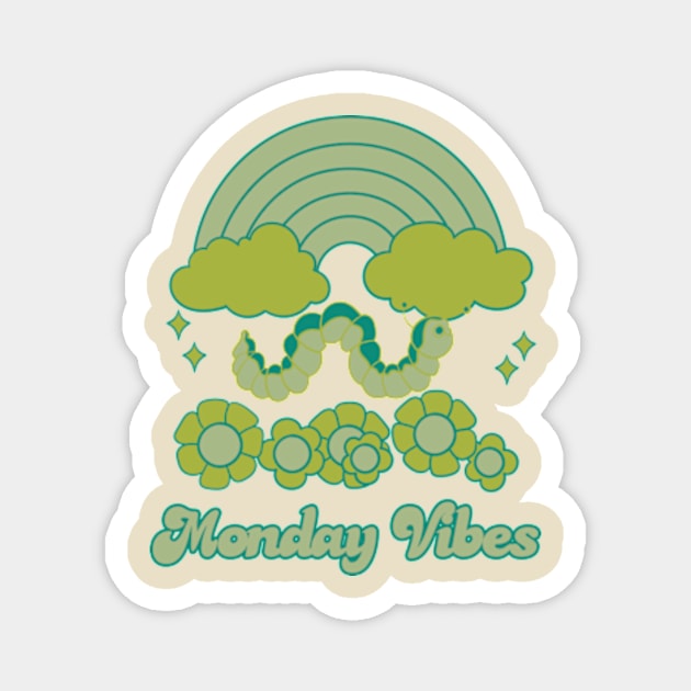 Monday Vibes Magnet by Oiyo