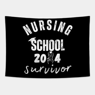 Nursing School Survivor, Nurse Graduation Tapestry