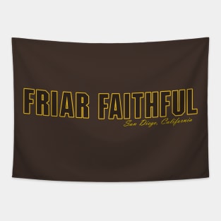 Friar Faithful (Brown & Gold) Tapestry