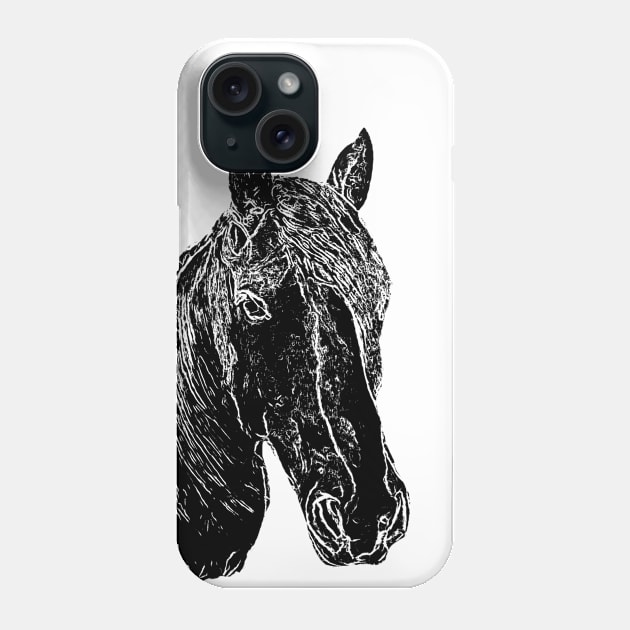 horse Phone Case by rickylabellevie