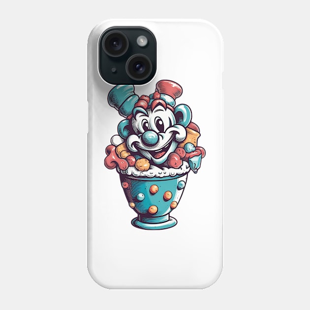 Cartoon cream dessert Phone Case by stkUA