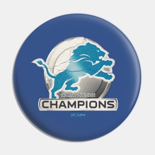 Nfc North Division Champions 2024 Detroit Pin