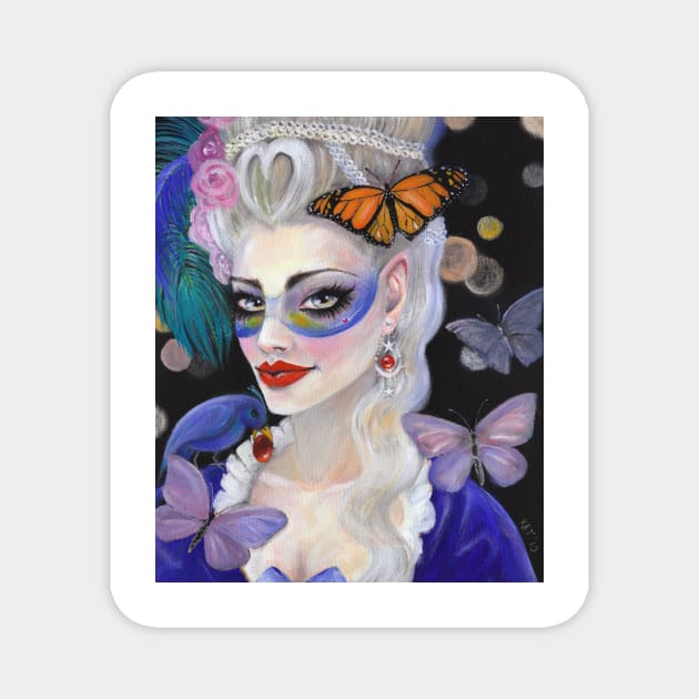 Midnight Masquerade Magnet by KimTurner