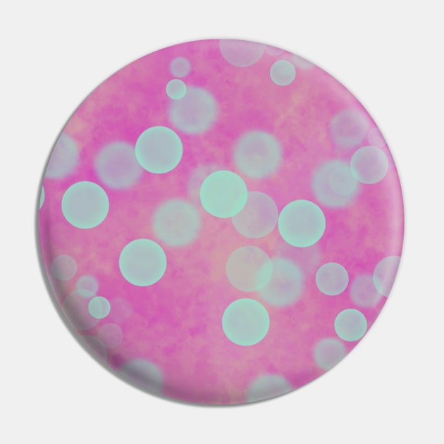 Pink Bali with dots Pin by GreenZebraArt