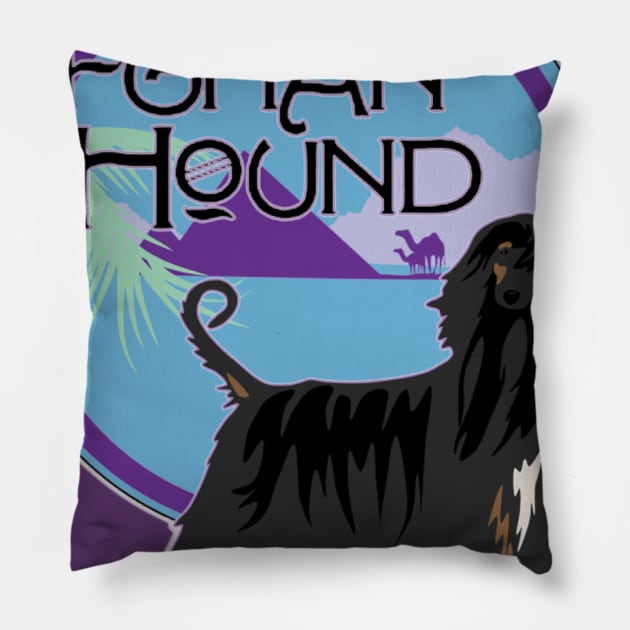 Afghan Hound Pillow by PB&J Designs