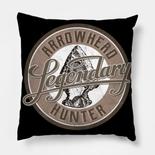 Funny Arrowhead Collecting Vintage Look Gifts Pillow