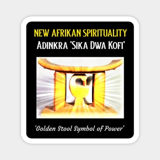 Adinkra Stool Throne Magnet