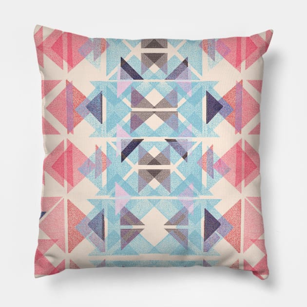 Pocket- boho tribal nomadic Pillow by ninoladesign