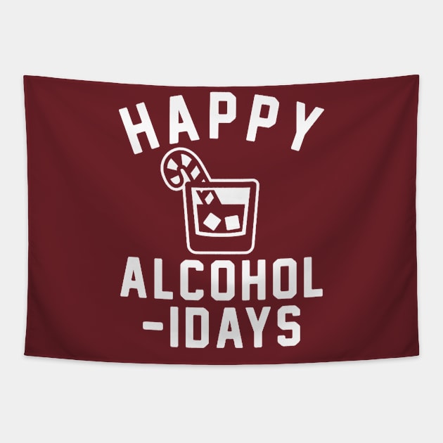 Happy Alcoholidays Tapestry by kamskir