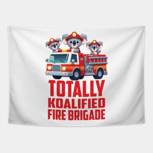 Totally Koalified Fire Brigade Tapestry