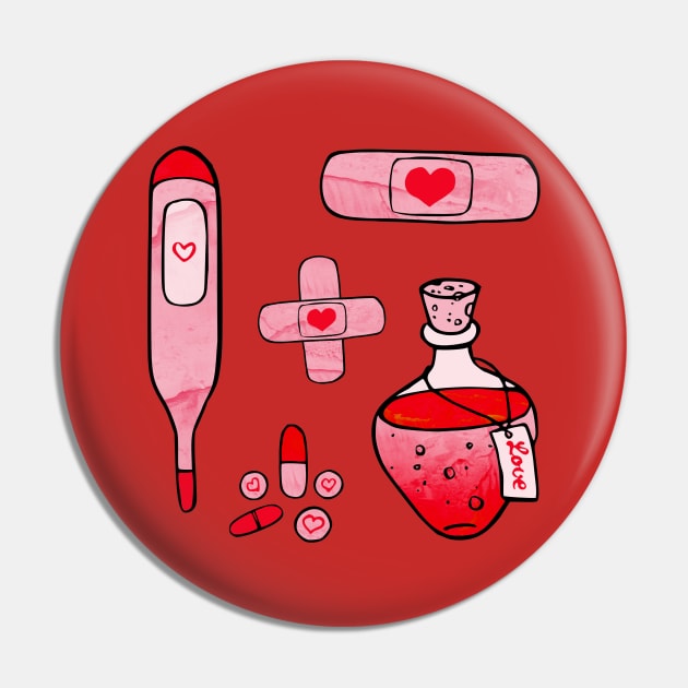 First Aid Kit Red Pin by Olooriel