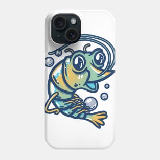 Krill in blue and yellow Phone Case